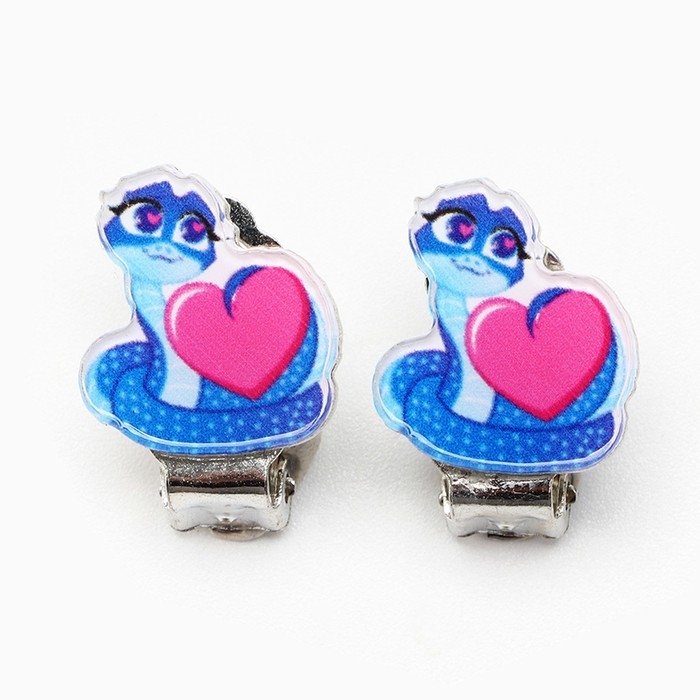 Серьги клипсы детские новогодние «Волшебства» на Новый год, 7 х 9 см Серьги клипсы детские новогодние «Волшебства» на Новый год, 7 х 9 см