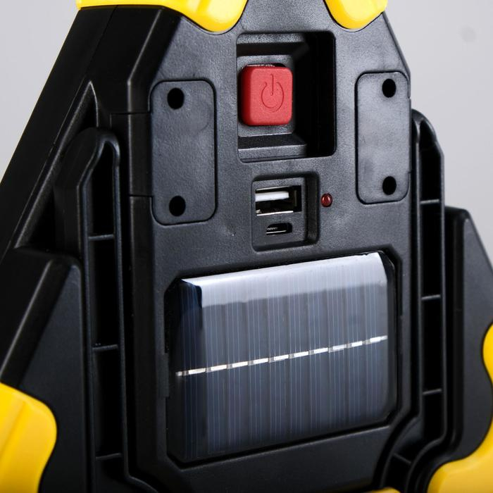 Фонарь аккумуляторный, солнечная батарея, 17 х 18.5 х 4.2 см Фонарь аккумуляторный, солнечная батарея, 17 х 18.5 х 4.2 см
