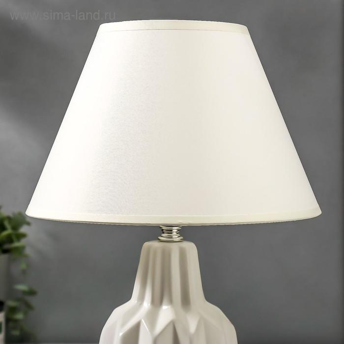 Лампа настольная 21198/1 E14 40Вт белый 22х22х35 см