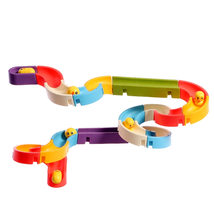 Игрушка для купания в ванной «Весёлые горки», 34 детали Игрушка для купания в ванной «Весёлые горки», 34 детали