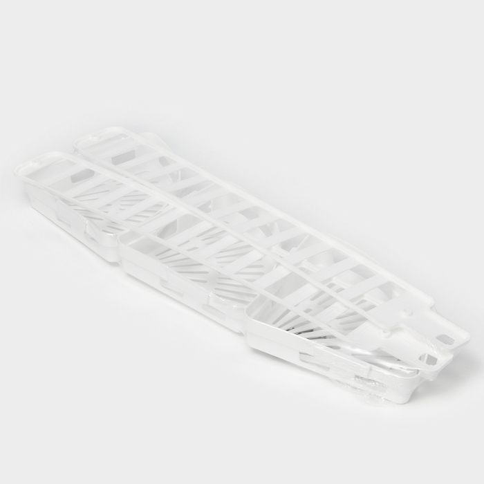 Полка угловая «Трансформер», 25×18×58 см, цвет белый Полка угловая «Трансформер», 25×18×58 см, цвет белый