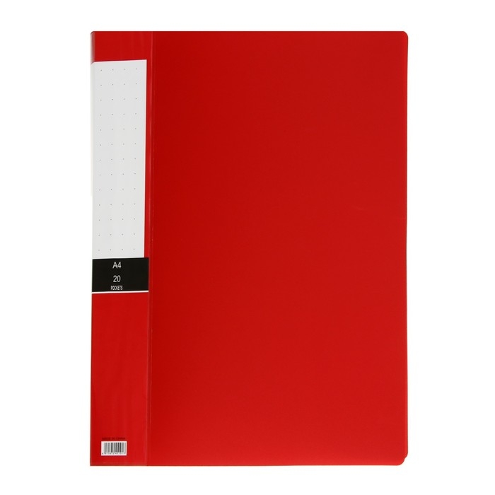 Папка А4, 20 файлов, 400 мкм, МИКС Папка А4, 20 файлов, 400 мкм, МИКС