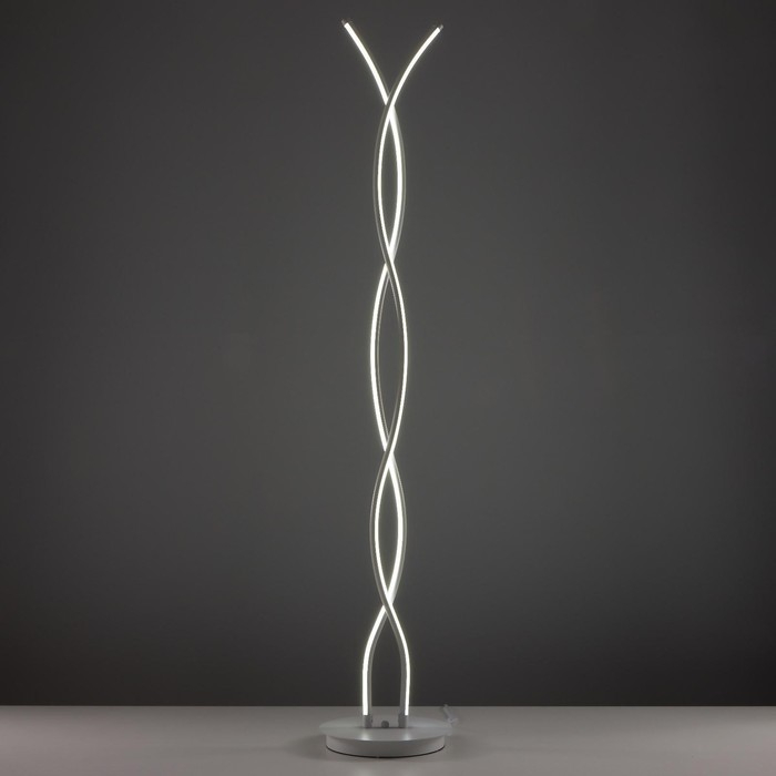 Торшер 19114/2WT  LED 24Вт 6000К  белый 25х25х145 см