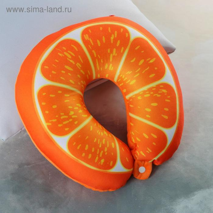 Подголовник-антистресс «Долька апельсина», на застёжке Подголовник-антистресс «Долька апельсина», на застёжке