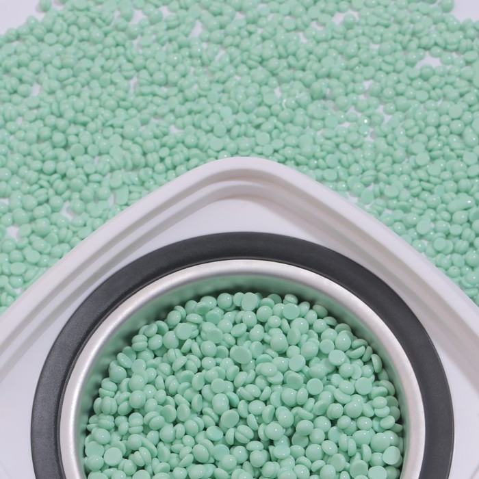 Воск для депиляции, плёночный, в гранулах, 100 гр, цвет зелёный Воск для депиляции, плёночный, в гранулах, 100 гр, цвет зелёный