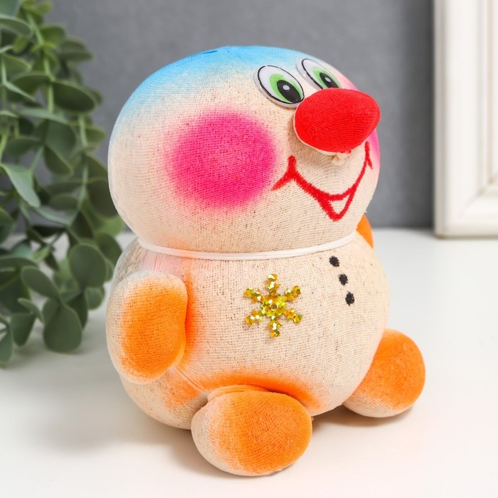 Растущая травка Растущая травка "Снеговик"