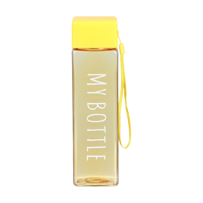 Бутылка для воды, 450 мл, My bottle, 20 х 5.5 см, желтая Бутылка для воды, 450 мл, My bottle, 20 х 5.5 см, желтая