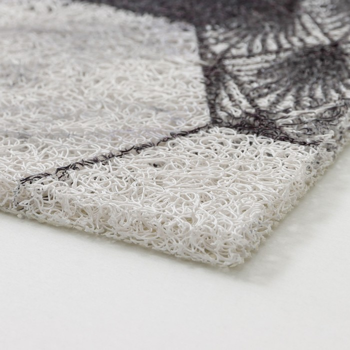 Коврик придверный грязезащитный Доляна «Мрамор», вырезной, 80×120 см, цвет серый Коврик придверный грязезащитный Доляна «Мрамор», вырезной, 80×120 см, цвет серый