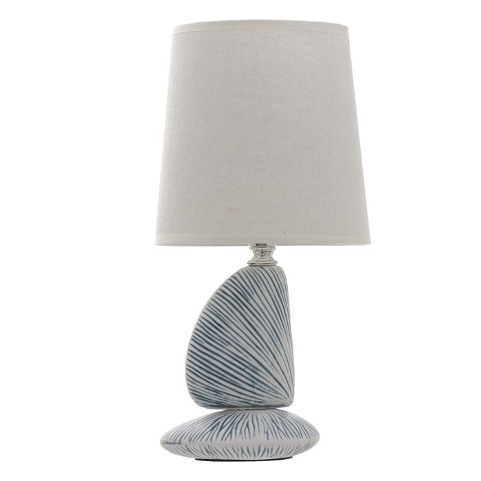 Настольная лампа Настольная лампа "Парма" E14 40Вт синий 15,5х15,5х32 см RISALUX