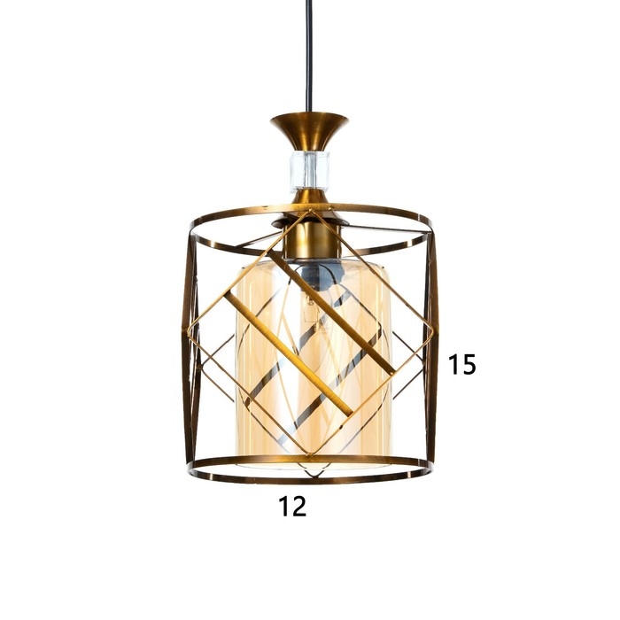 Светильник BayerLux Светильник BayerLux "Куара" E27 40Вт золото 28х28х19-119 см