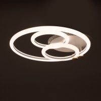 Люстра с ПДУ 1914/3 LED 84Вт диммер белый 42х40х12 см BayerLux