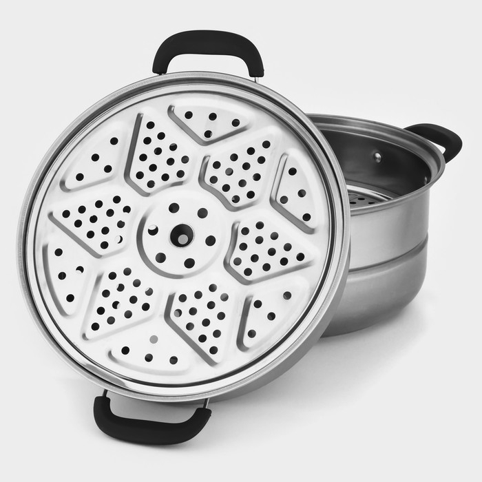 Пароварка из нержавеющей стали «Дари», d=26 см, 2 уровня