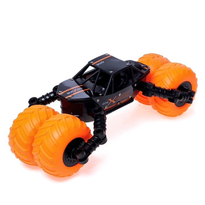 Джип радиоуправляемый «Акробат», выполняет трюки, работает от аккумулятора, цвет черный Джип радиоуправляемый «Акробат», выполняет трюки, работает от аккумулятора, цвет черный