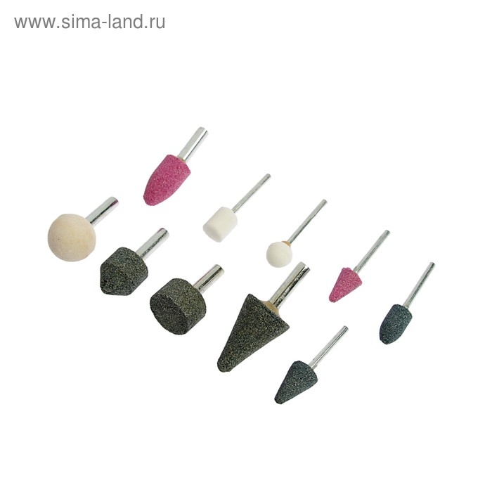 Набор шарошек абразивных ТУНДРА, диаметр хвостовика 3 и 6 мм, 10 шт. Набор шарошек абразивных ТУНДРА, диаметр хвостовика 3 и 6 мм, 10 шт.