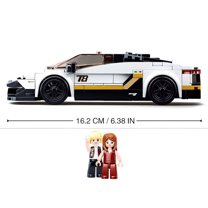 Конструктор машина Sluban Модельки, 276 деталей, 6+ Конструктор машина Sluban Модельки, 276 деталей, 6+