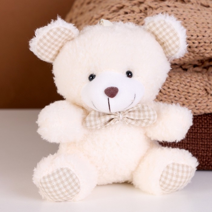 Мягкая игрушка «Мишка» на брелоке, 12 см, цвет МИКС Мягкая игрушка «Мишка» на брелоке, 12 см, цвет МИКС