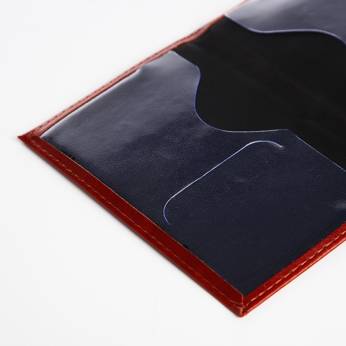 Обложка для паспорта, цвет рыжий Обложка для паспорта, цвет рыжий