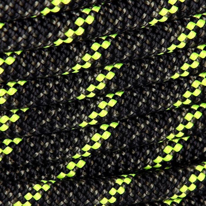 Веревка страховочно-спасательная  Веревка страховочно-спасательная "Высота" черная, d= 10 мм, 20 м