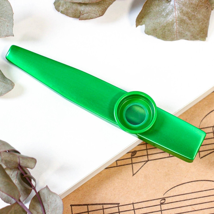 Музыкальный инструмент Казу Music Life, зеленый Музыкальный инструмент Казу Music Life, зеленый