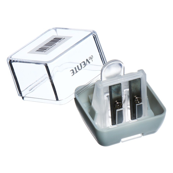 Точилка 2 отверстия с контейнером deVENTE Keyboard Keys, МИКС Точилка 2 отверстия с контейнером deVENTE Keyboard Keys, МИКС