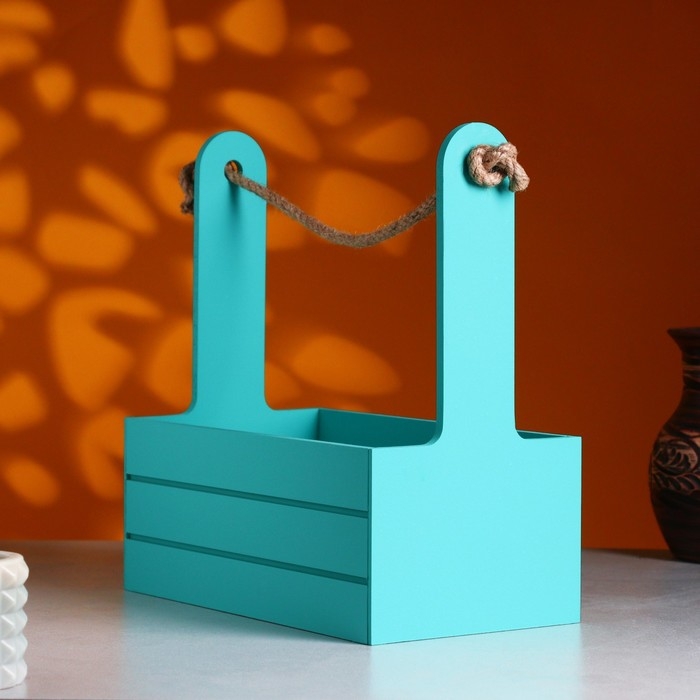 Ящик - кашпо деревянный 25х15х30  Ящик - кашпо деревянный 25х15х30 "Любимой Маме" Тиффани