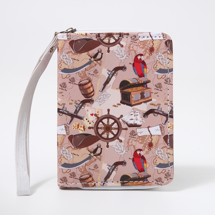 Кошелёк детский на молнии «Выбражулька», цвет бежевый