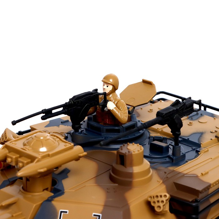 Танк радиоуправляемый «Армия», стреляет ВВ пулями, с эффектом дыма Танк радиоуправляемый «Армия», стреляет ВВ пулями, с эффектом дыма