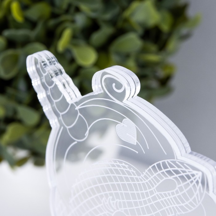 Светильник сенсорный Светильник сенсорный "Единорожек" LED USB (90см) от батареек 3xАА черный 14х5,5х18,5 см RISALUX 765