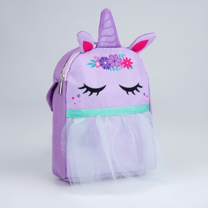 Сумка детская для девочки с фатином  Сумка детская для девочки с фатином "Единорог"