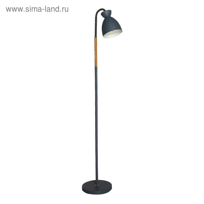 Торшер "Нова" 1х60Вт E27 серый 34х21,5х162 см.