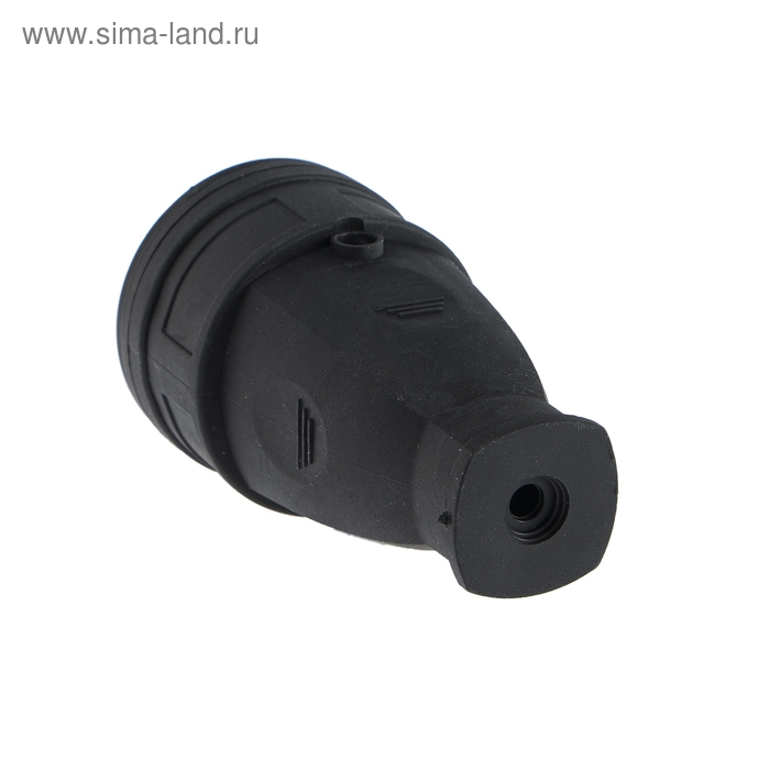 Розетка переносная РА 16-005, 16 А, 250 В, IP20, с з/к, без заглушки, каучук, черная Розетка переносная РА 16-005, 16 А, 250 В, IP20, с з/к, без заглушки, каучук, черная