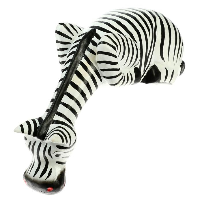 Сувенир дерево  Сувенир дерево "Подглядывающая зебра" 24х17х7 см