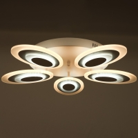 Люстра 114К006992 LED 90Вт белый 70x70x10 см.