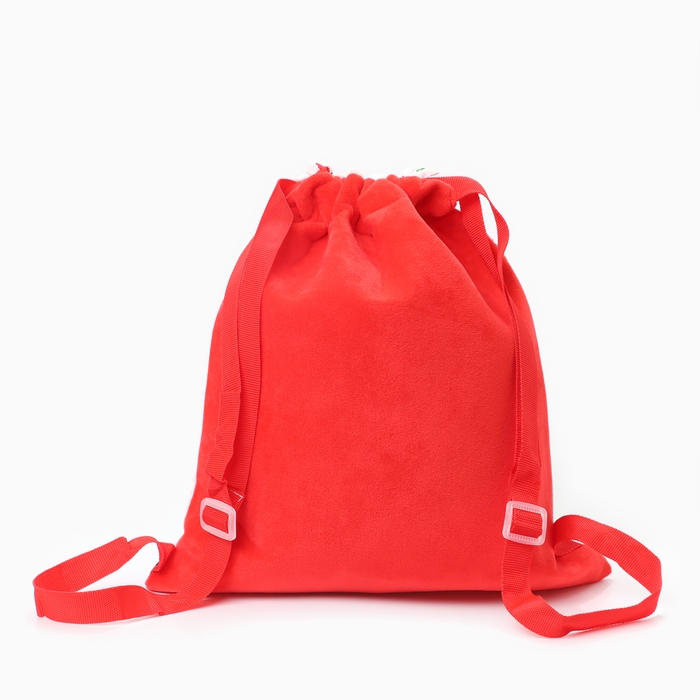 Сумка детская «Котик в шапке», 35 × 30 см, новогодняя