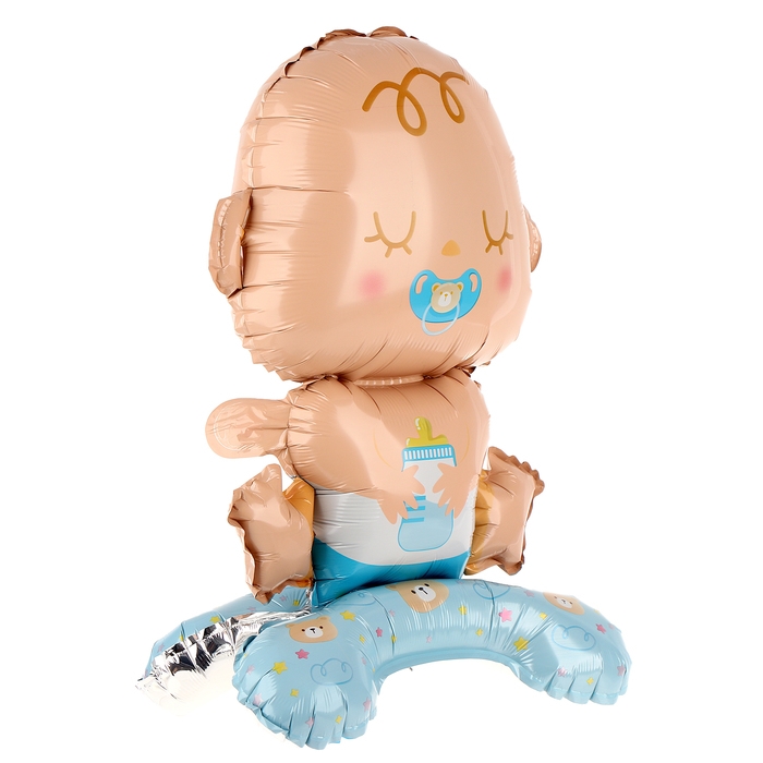 Шар фольгированный 25 Шар фольгированный 25" «Мальчик-малыш» на подставке, под воздух