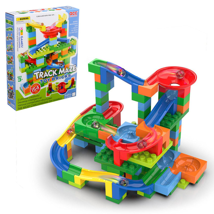 Конструктор блочный марблс «Турбошарики», 152 детали Конструктор блочный марблс «Турбошарики», 152 детали