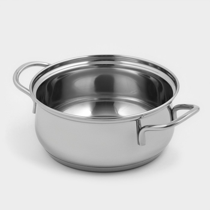 Кастрюля «Лира», 1.5 л, d=16 см, капсульное дно, индукция Кастрюля «Лира», 1.5 л, d=16 см, капсульное дно, индукция