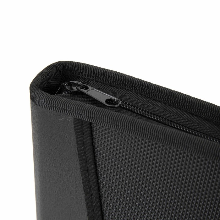 Папка на молнии А4, 2 отделения, Calligrata, 350 х 282 х 33 мм, пластик, 4 кармана, бизнес-класс, черная Папка на молнии А4, 2 отделения, Calligrata, 350 х 282 х 33 мм, пластик, 4 кармана, бизнес-класс, черная