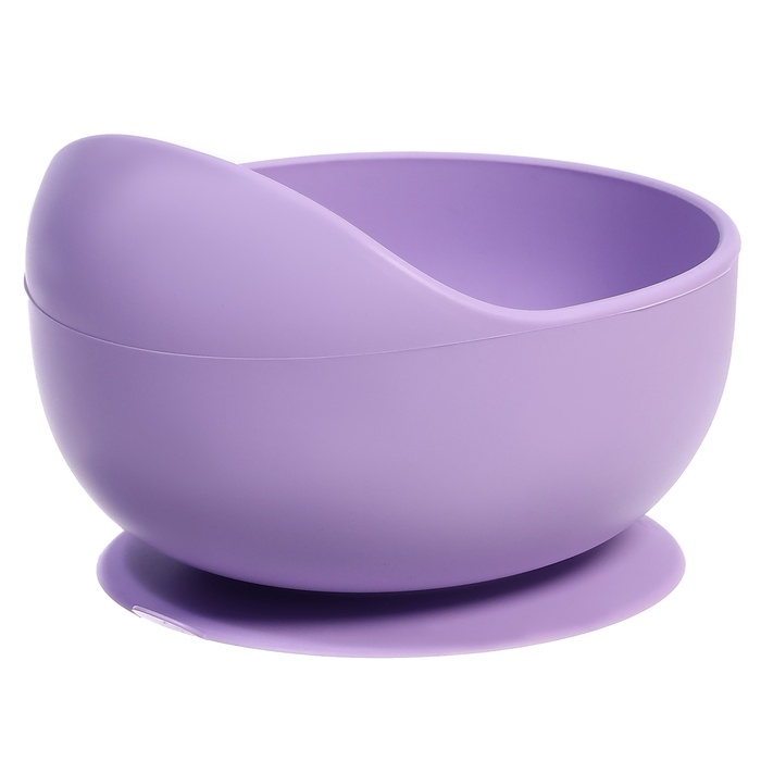 Набор для кормления, пищевой силикон, цвет сиреневый Набор для кормления, пищевой силикон, цвет сиреневый