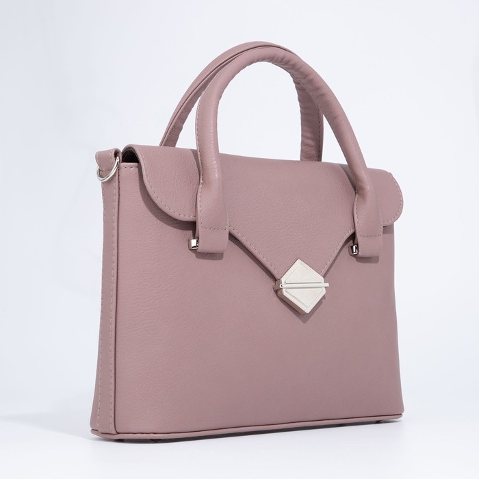 Сумка-мессенджер на клапане, цвет лавандовый Сумка-мессенджер на клапане, цвет лавандовый