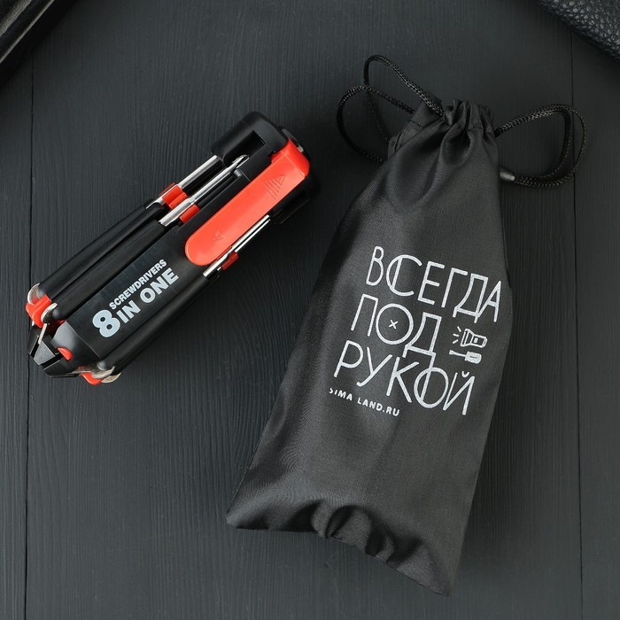 Фонарик-мультитул «Всегда под рукой», 8 в 1 Фонарик-мультитул «Всегда под рукой», 8 в 1