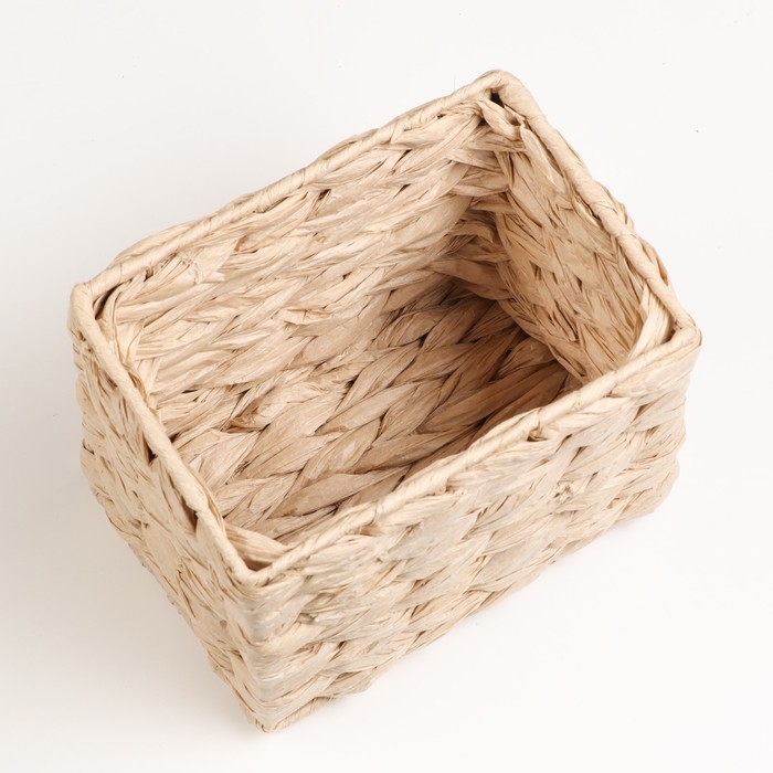 Корзина стеллажная Корзина стеллажная "Колос", 21х15х15 см, бежевый