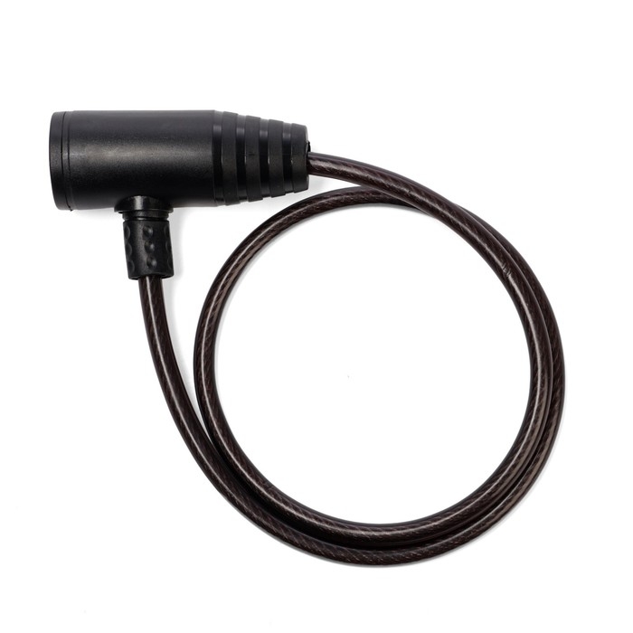 Замок навесной велосипедный LOCKLAND, 6х650 мм, английский ключ с пластиковой ручкой Замок навесной велосипедный LOCKLAND, 6х650 мм, английский ключ с пластиковой ручкой