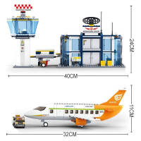 Конструктор «Международный аэропорт», 678 деталей