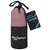 Полотенце из микрофибры ONLYTOP, 40х40 см, цвет розовый