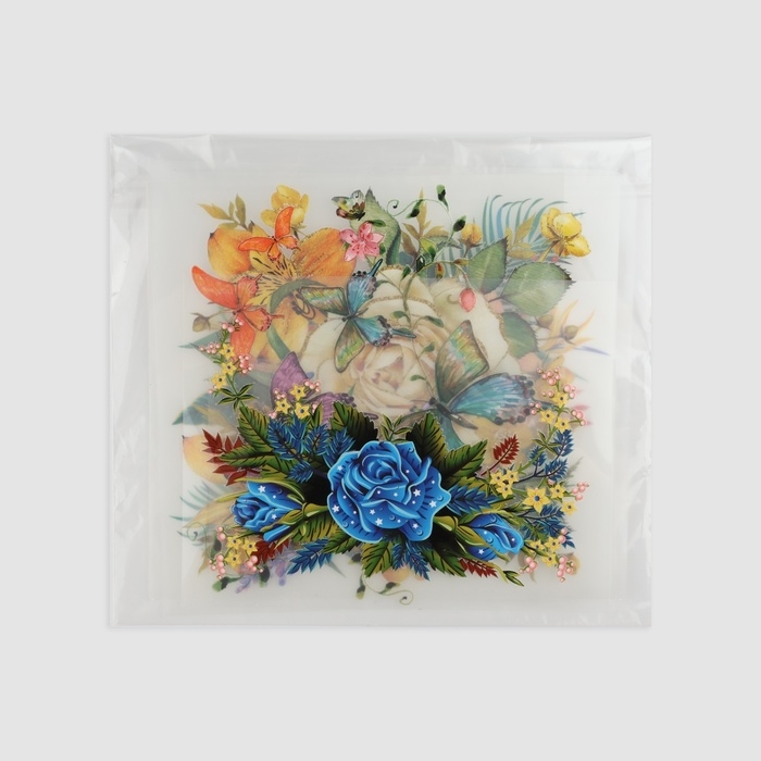 Набор термотрансферов «Цветы», 5 шт Набор термотрансферов «Цветы», 5 шт