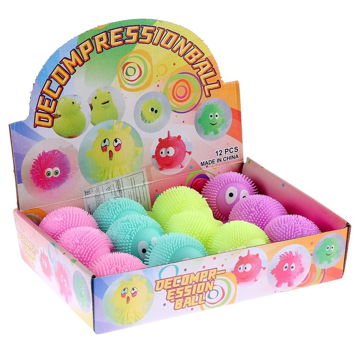 Ёжка «Осьминог» световой, цвета МИКС Ёжка «Осьминог» световой, цвета МИКС