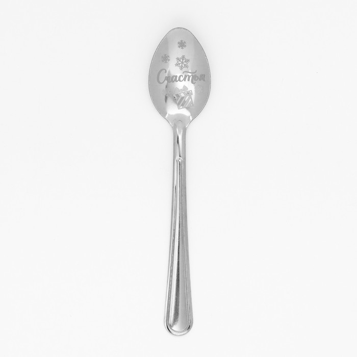 Ложка сувенирная на открытке «Новогодняя коллекция: Семейного счастья», 3 х 14 см