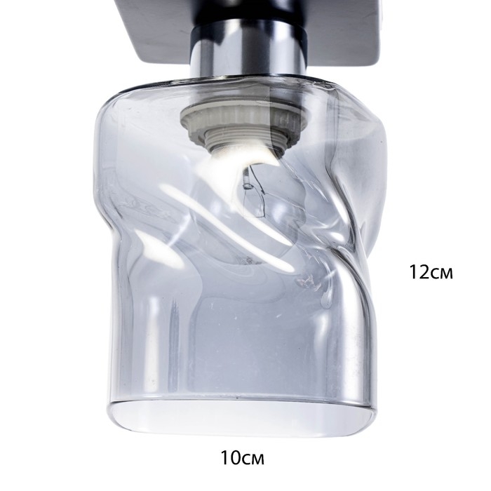 Светильник 91318/1 E27 40Вт черный 12х12х18 см