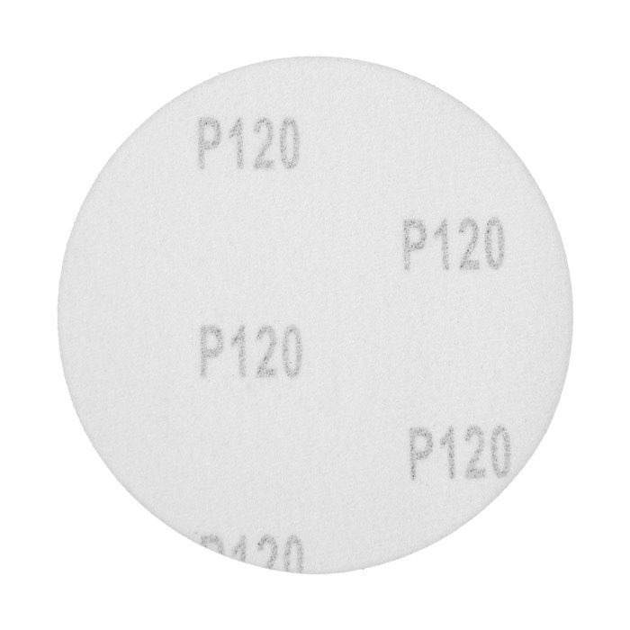 Круг абразивный шлифовальный под Круг абразивный шлифовальный под "липучку" ТУНДРА, 125 мм, Р120, 10 шт.